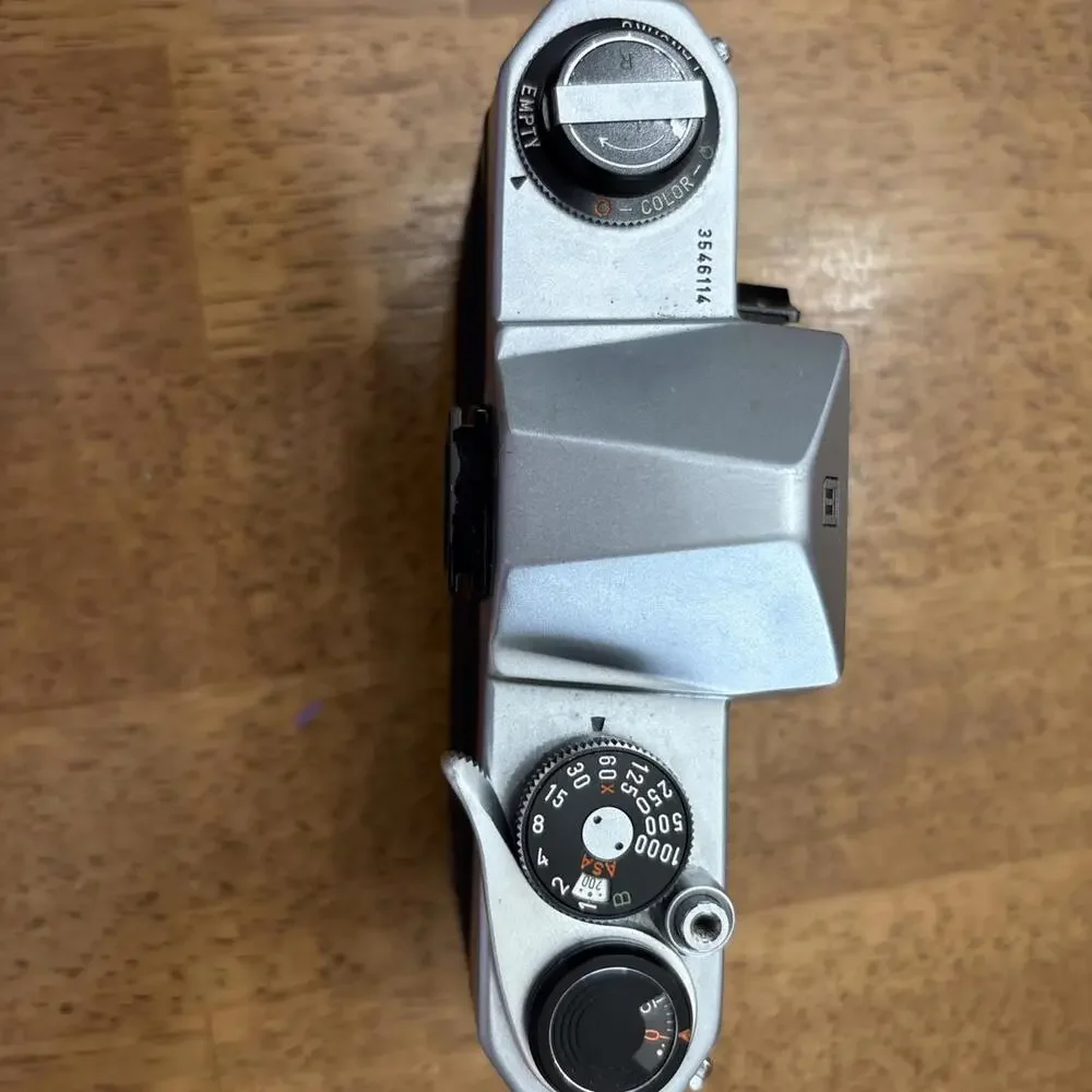 Pentax Spotmatic SP II SLR 35mm Film Camera Silver (Body Only) for Parts